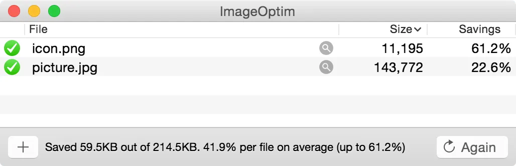ImageOptim Tool